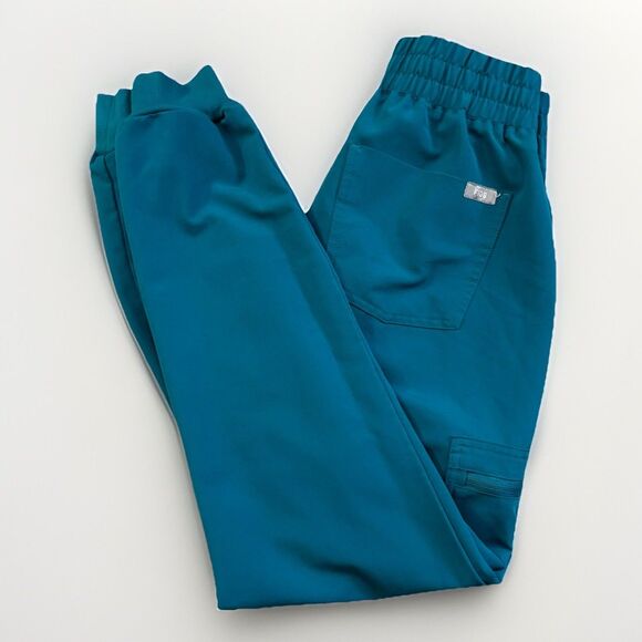 FIGS Technical Collection Scrubs Pants Women's Size XXS PO# 2134 Pacific Blue - Picture 1 of 10